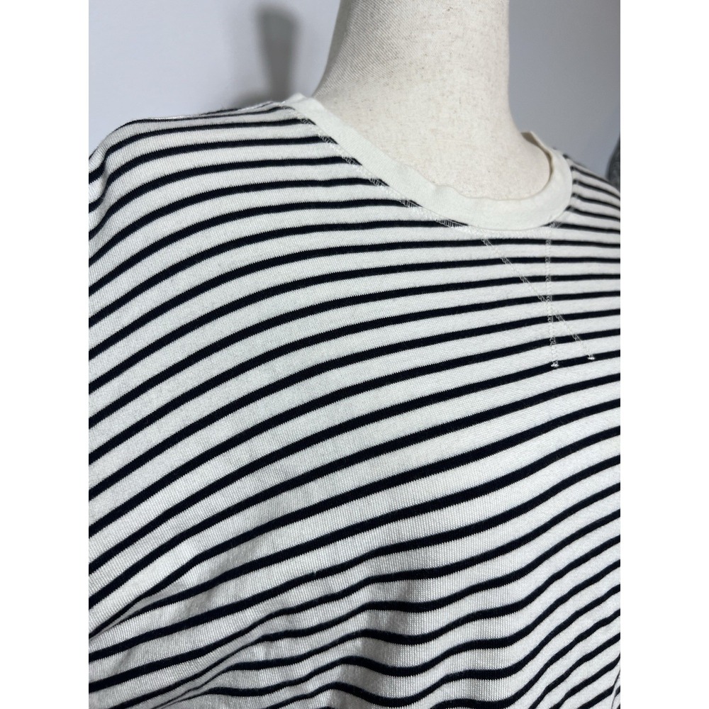 Sweaty Betty London-XXL-Sweatshirt-Black Ivory-Athleisure-French Terry-Lounge - Picture 3 of 12